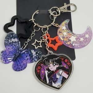 Handmade Sailor Moon Sailor Mars Keychain